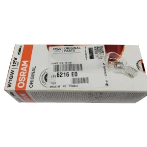 Žárovka Nový originál 2V-W16W 6216.E0 6216E0 Citroen Peugeot Přímo Od Výrobce