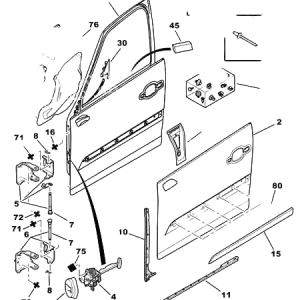 Dveře Pravý Předek Originál Citroen C4 Picasso 9004Y0 Speciální Cena