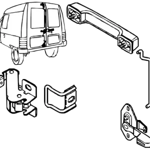 Autentický Západka Zadek Originál Citroen Peugeot C15 872686