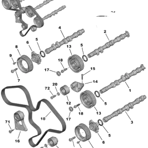 Rozvodové Kolo Originál Citroen Peugeot 407 C5 3.0 V6 080576 Oblíbený