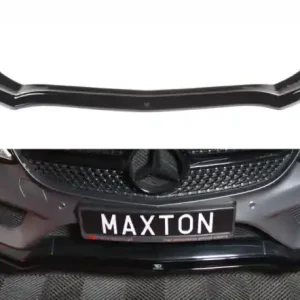 Cenová Bomba Maxton Design Spoiler předního nárazníku Mercedes C W205 Coupe AMG-Line - černý lesklý lak ME-C-205-AMGLINE-C-FD1G