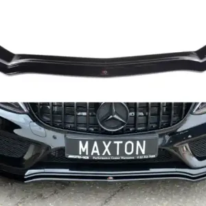 Akční Nabídka Maxton Design Spoiler předního nárazníku Mercedes C43 AMG W205 - texturovaný plast ME-C-205-AMG-FD1T