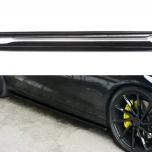 Značkový Maxton Design Prahové lišty Mercedes C43 AMG W205 - černý lesklý lak ME-C-205-AMG-SD1G