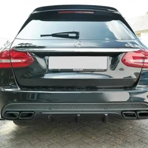 Přímo Od Výrobce Maxton Design Spoiler zadního nárazníku Mercedes C63 AMG W205 Combi - karbon ME-C-205-AMG-ES-RS1C
