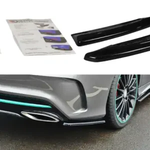 Super Cena Maxton Design Boční lišty zadního nárazníku Mercedes CLA (C117) AMG-Line Facelift - černý lesklý lak ME-CLA-117F-AMGLINE-RSD1G