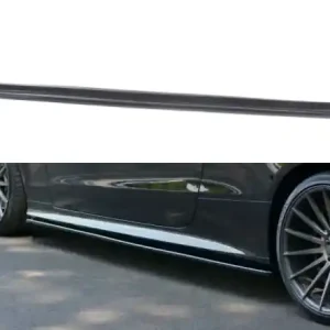 Novinka Maxton Design Prahové lišty Mercedes E AMG-Line W213 Coupe - černý lesklý lak ME-E-213-AMGLINE-C-SD1G