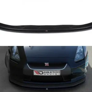 Levný Maxton Design Spoiler předního nárazníku Nissan GT-R (R35) - texturovaný plast NI-GTR-3-FD2T