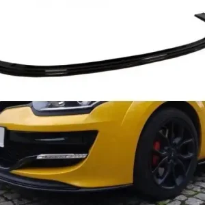 Cenově Výhodný Maxton Design Spoiler předního nárazníku Renault Megane RS Mk3 V.1 - černý lesklý lak RE-ME-3-RS-FD1G