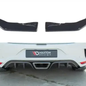 Dokud Zásoby Vydrží Maxton Design Boční lišty zadního nárazníku Renault Megane RS Mk4 - černý lesklý lak RE-ME-4-RS-RSD1G