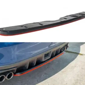 Ověřený Maxton Design Spoiler zadního nárazníku Subaru WRX STI V.2 - texturovaný plast + červená SUIM4WRXSTI-RD1RRED+RD1T