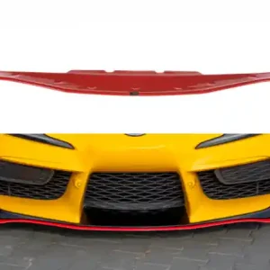 Oblíbený Maxton Design Spoiler předního nárazníku Toyota Supra Mk5 V.3 - červený lesklý lak TO-SU-5-FD3RED