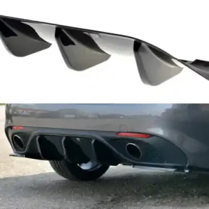 Poslední Šance Maxton Design Spoiler zadního nárazníku Alfa Romeo Giulia Veloce - karbon AL-GI-1-VEL-RS1C