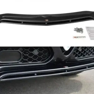 Značkový Maxton Design Spoiler předního nárazníku Alfa Romeo Stelvio V.2 - černý lesklý lak AL-ST-1-FD1G+FD1RG