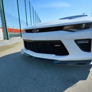 Levný Maxton Design Spoiler předního nárazníku Chevrolet Camaro SS Mk6 - černý lesklý lak CH-CA-6-2SS-FD1G