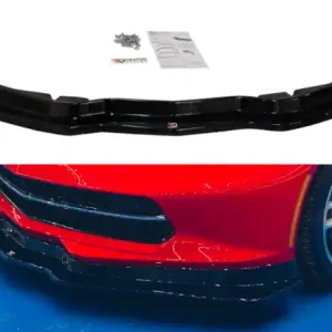 Bezpečná Platba Maxton Design Spoiler předního nárazníku Chevrolet Corvette C7 - černý lesklý lak CH-CO-C7-FD1G+FD1RG