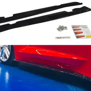 Autentický Maxton Design Prahové lišty Chevrolet Corvette C7 - karbon CH-CO-C7-SD1+SD1RC