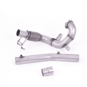 1. díl výfuku VW Polo GTI 2.0 TSI OPF/GPF Downpipe Milltek Sport - bez katalyzátoru / bez rezonátoru / OEM catback SSXVW562 Vysoce Kvalitní