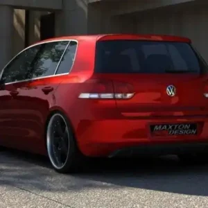 Aktuální Maxton Design Spoiler zadního nárazníku VW Golf VI- černý lesklý lak VW-GO-6-RS0G