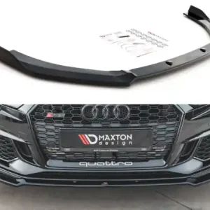 Cenový Hit Maxton Design Spoiler předního nárazníku Audi RS3 8V Facelift V.3 - texturovaný plast AU-RS3-8VF-FD3T