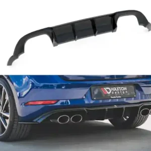 Expresní Doručení Maxton Design Spoiler zadního nárazníku VW Golf R Mk7 Facelift V.3 - karbon VW-GO-7F-R-RS3C