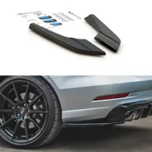 Maxton Design Boční lišty zadního nárazníku Audi S3 8V Sedan Facelift V.2 - černý lesklý lak AU-S3-3F-S-RSD2G Dokud Zásoby Vydrží