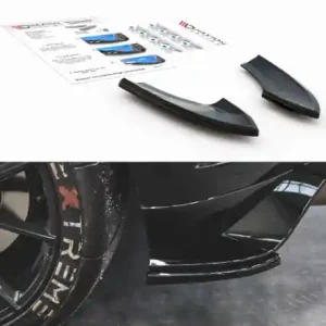 Horká Nabídka Maxton Design Boční lišty zadního nárazníku VW Golf Mk7 GTI TCR - černý lesklý lak VW-GO-7F-GTI-TCR-RSD1G