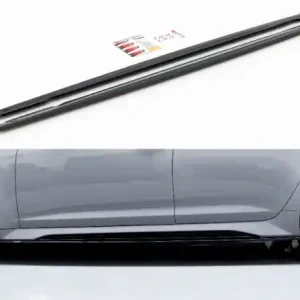 Doprava Zdarma Maxton Design Prahové lišty Audi RS6 C8 V.2 - texturovaný plast AU-RS6- C8-SD2T