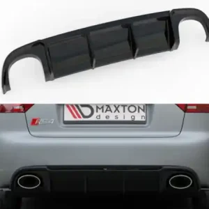 Výhodná Nabídka Maxton Design Spoiler zadního nárazníku Audi RS4 (B7) - karbon AU-RS4-B7-RS1C