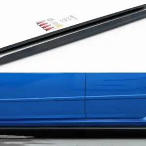 Expresní Doručení Maxton Design Prahové lišty Audi RS4 (B7) - černý lesklý lak AU-RS4-B7-SD1G