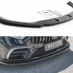 Zlevněný Maxton Design Spoiler předního nárazníku Mercedes CLS (C257) AMG-Line V.2 - černý lesklý lak ME-CLS-257-AMGLINE-FD2G