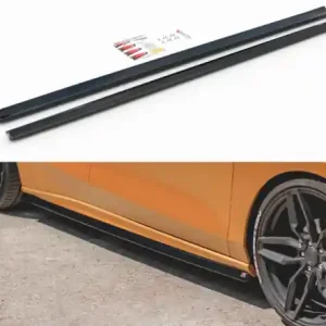 Sezónní Sleva Maxton Design Prahové lišty Ford Focus ST Mk4 V.5 - černý lesklý lak FO-FO-4-ST-SD2G