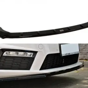 Přímo Od Výrobce Maxton Design Spoiler předního nárazníku Škoda Octavia III RS V.1 - černý lesklý lak SK-OC-3/3F-RS-FD1G