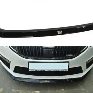 Časově Omezené Maxton Design Spoiler předního nárazníku Škoda Octavia III RS V.2 - karbon SK-OC-3/3F-RS-FD2C