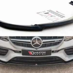 Expresní Doručení Maxton Design Spoiler předního nárazníku Mercedes E63 AMG (W213/S213) Sedan/Estate V.1 - texturovaný plast ME-E-213-63-ES-FD1T