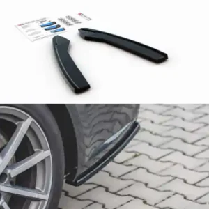 Přímo Od Výrobce Maxton Design Boční lišty zadního nárazníku Audi S6 (C7) / A6 S-Line (C7) Facelift - texturovaný plast AU-S6-C7F-AV-RSD1T