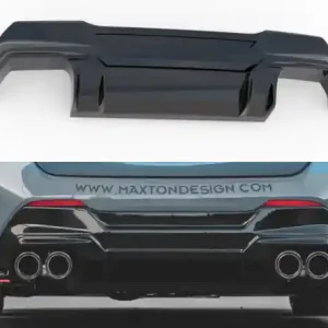 Sezónní Sleva Maxton Design Spoiler zadního nárazníku BMW řada 1 F40 + M-Paket / M135i V.2 - texturovaný plast BM-1-40-MPACK-RS2T