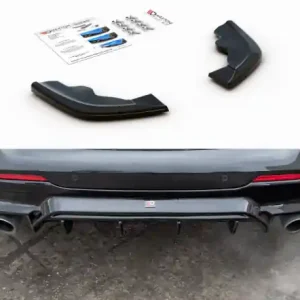 Maxton Design Boční lišty zadního nárazníku BMW řada 1 F40 + M-Paket / M135i V.3 - černý lesklý lak BM-1-40-MPACK-RSD2G Vysoce Kvalitní