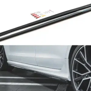 Pouze Dnes Maxton Design Prahové lišty Audi RS6 C7 V.2 - texturovaný plast AU-RS6-C7-SD2T