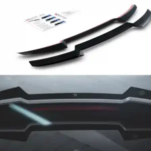 Víkendová Akce Maxton Design Nástavec střešního spoileru Audi RS6 C7 V.2 - karbon AU-RS6-C7-CAP2C