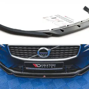 Nová Kolekce Maxton Design Spoiler předního nárazníku Volvo S60 Mk3 R-Design V.2 - karbon VO-S60-3-RDESIGN-FD2C