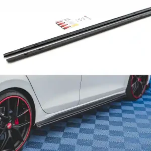 Sezónní Sleva Maxton Design Prahové lišty VW Golf VIII GTI - texturovaný plast VW-GO-8-GTI-SD1T