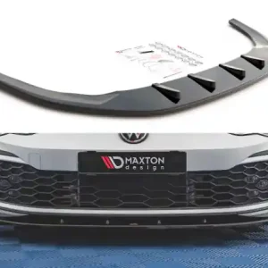 Výhodná Nabídka Maxton Design Spoiler předního nárazníku VW Golf VIII GTI - texturovaný plast VW-GO-8-GTI-FD1T