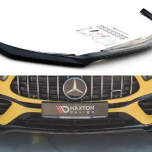 Ověřený Maxton Design Spoiler předního nárazníku Mercedes AMG A45 S (W177) V.1 - karbon ME-A-177-45-FD1C