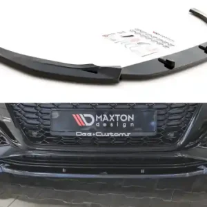 Akční Cena Maxton Design Spoiler předního nárazníku Audi RS5 (F5) Facelift V.2- černý lesklý lak AU-RS5-2F-FD2G