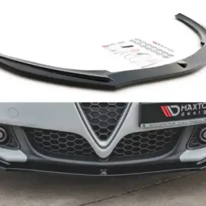 Víkendová Akce Maxton Design Spoiler předního nárazníku Alfa Romeo Giulietta Facelift V.1 - černý lesklý lak AL-GU-1F-FD1G