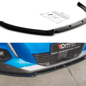 Nová Kolekce Maxton Design Spoiler předního nárazníku Peugeot 2008 Mk2 V.1 - texturovaný plast PE-2008-2-FD1T