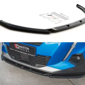 Vrácení Zdarma Maxton Design Spoiler předního nárazníku Peugeot 2008 Mk2 V.2 - černý lesklý lak PE-2008-2-FD2G