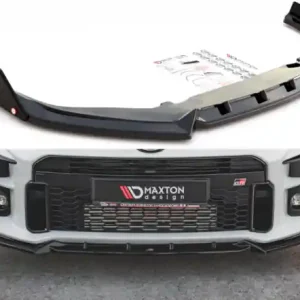 Aktuální Maxton Design Spoiler předního nárazníku Toyota GR Yaris Mk4 V.2 - texturovaný plast TO-YA-4-GR4-FD2T+FSF