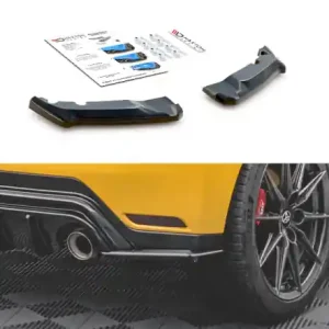 Doprava Zdarma Maxton Design Boční lišty zadního nárazníku Toyota GR Yaris Mk4 V.3 - černý lesklý lak TO-YA-4-GR4-RSD3G