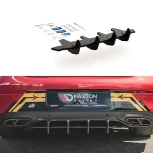 Nová Kolekce Maxton Design Zesílený zadní difuzor Racing Mercedes AMG C43 Coupe (C205) - černá MEC20543AMGCCNC-RS1B